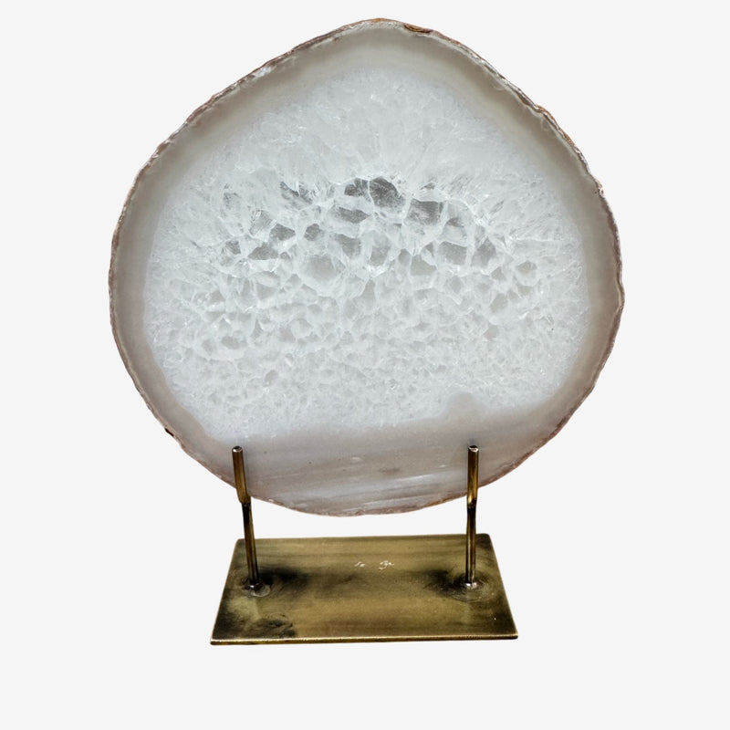 Agate Mineral - Medium Neutral/Grey