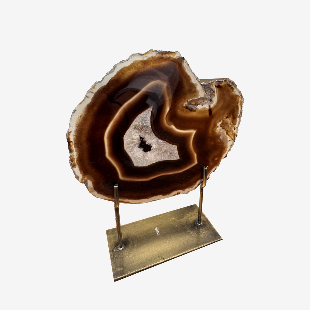 Agate Mineral - Small Brown