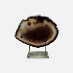 Agate Mineral - Medium Brown