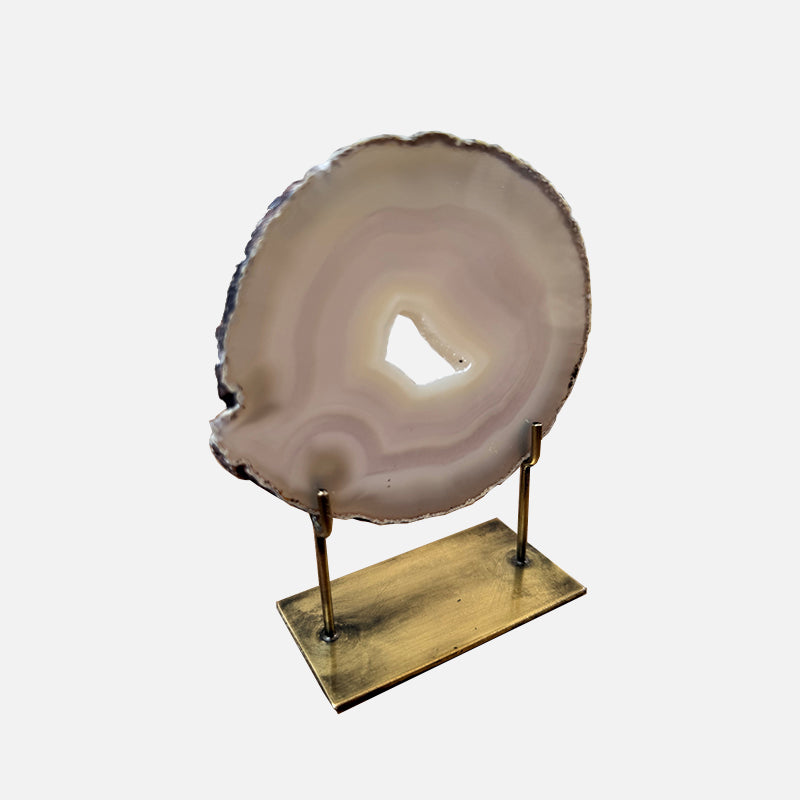 Agate Mineral - Small Taupe