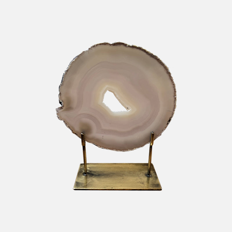Agate Mineral - Small Taupe