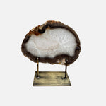 Agate Mineral - Small Grey Crystal