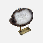 Agate Mineral - Medium Grey Crystal
