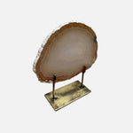 Agate Mineral - Small Light Brown