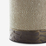Herringbone Shagreen Pot - Dune