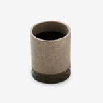 Herringbone Shagreen Pot - Dune