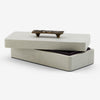 Herringbone Shagreen Box - Linen