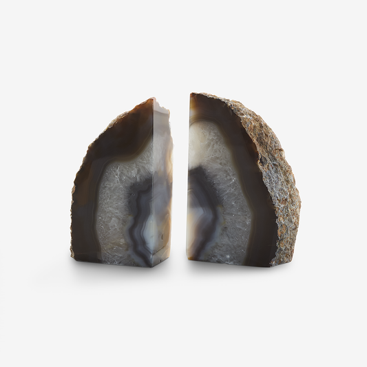 Agate Bookends
