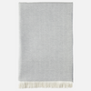 Herringbone Merino Bed Throw - Mist