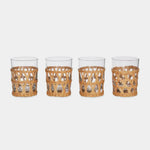Rattan Tumblers - Set of 4